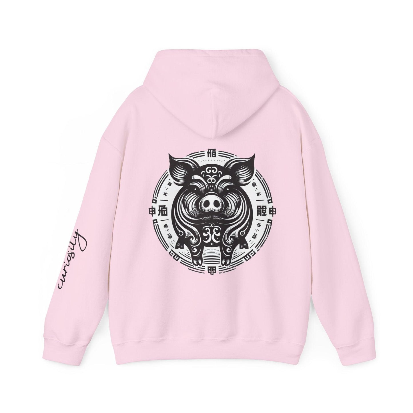 Unisex Hooded Sweatshirt - Chinese Zodiac Pig - Pardalês_Free Lifestyle