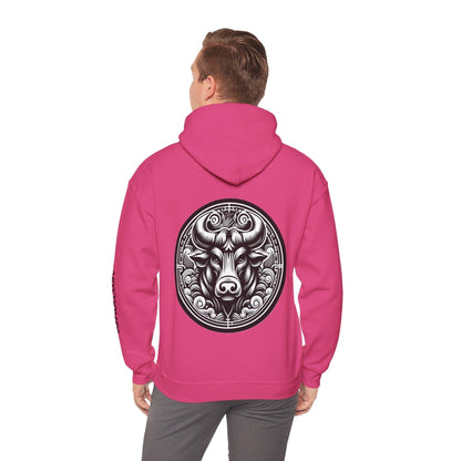 Unisex Hooded Sweatshirt - Chinese Zodiac Bull - Pardalês_Free Lifestyle