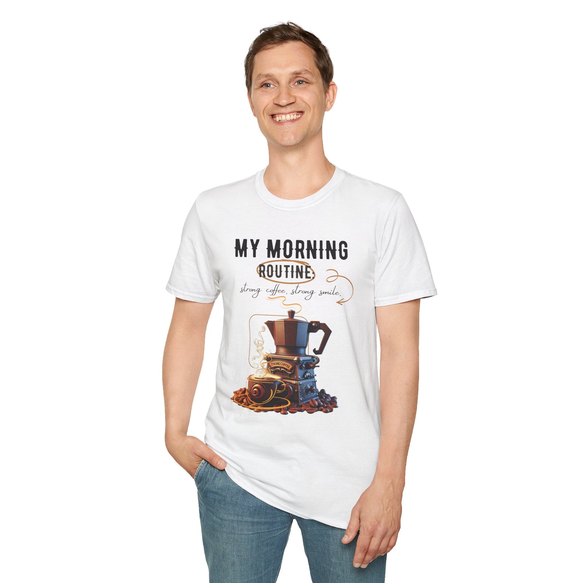 My Way to MORNING - Softstyle T-Shirt - Pardalês_Free Lifestyle