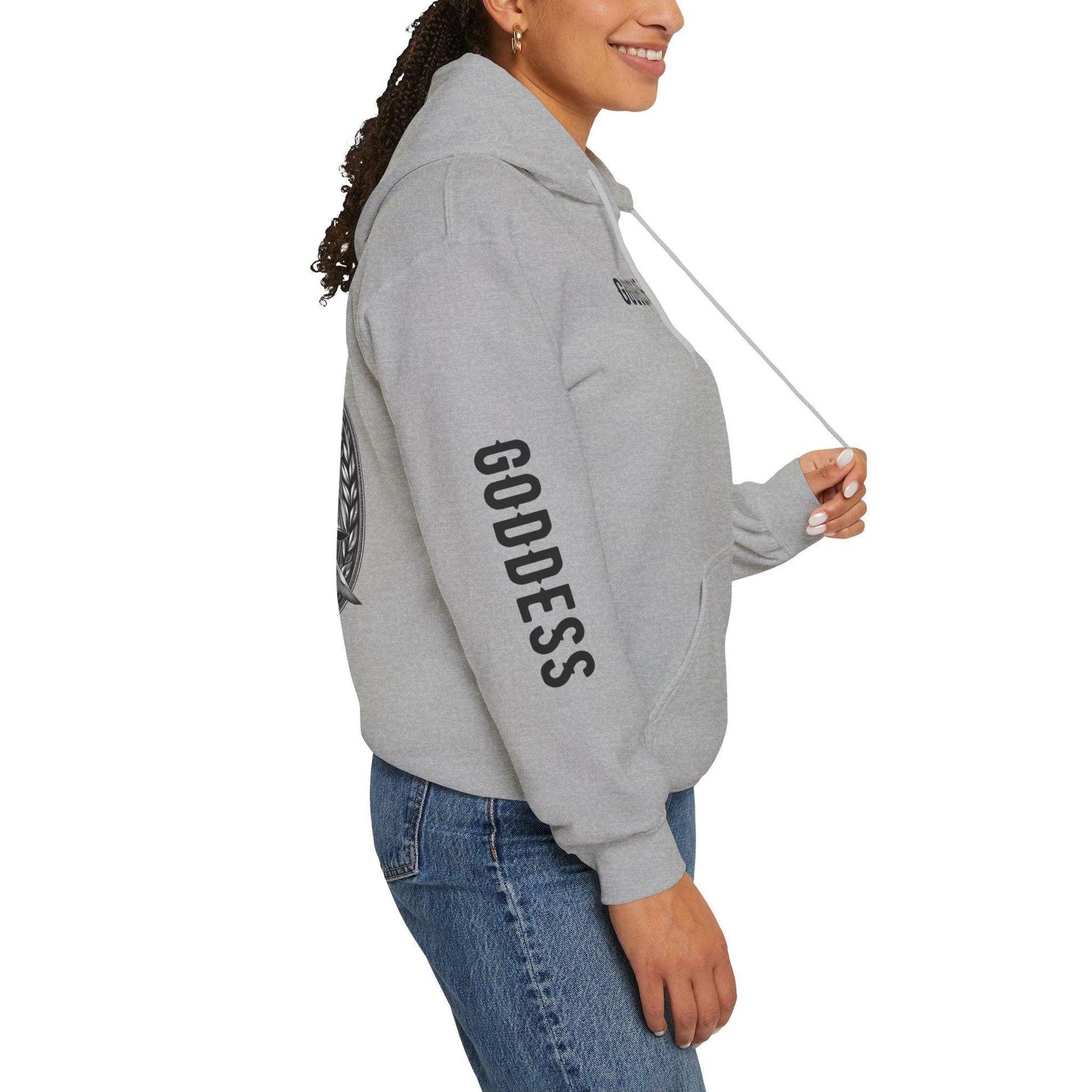 Unisex Hooded Sweatshirt - Olympus's Goddess Athena - Pardalês_Free Lifestyle