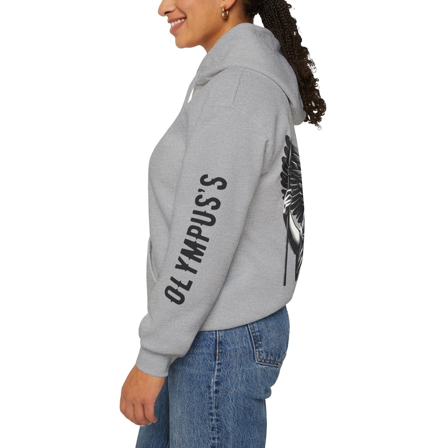 Unisex Hooded Sweatshirt - Olympus's God Hermes - Pardalês_Free Lifestyle