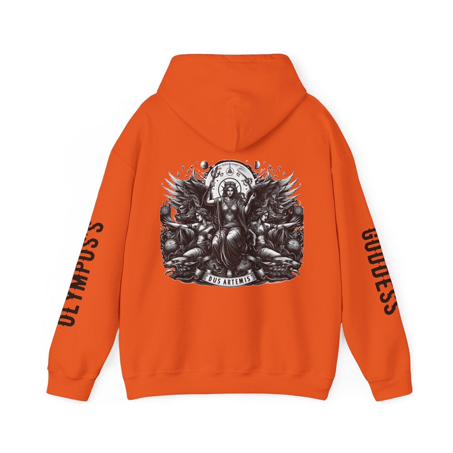 Unisex Hooded Sweatshirt - Olympus's Goddess Artemis - Pardalês_Free Lifestyle