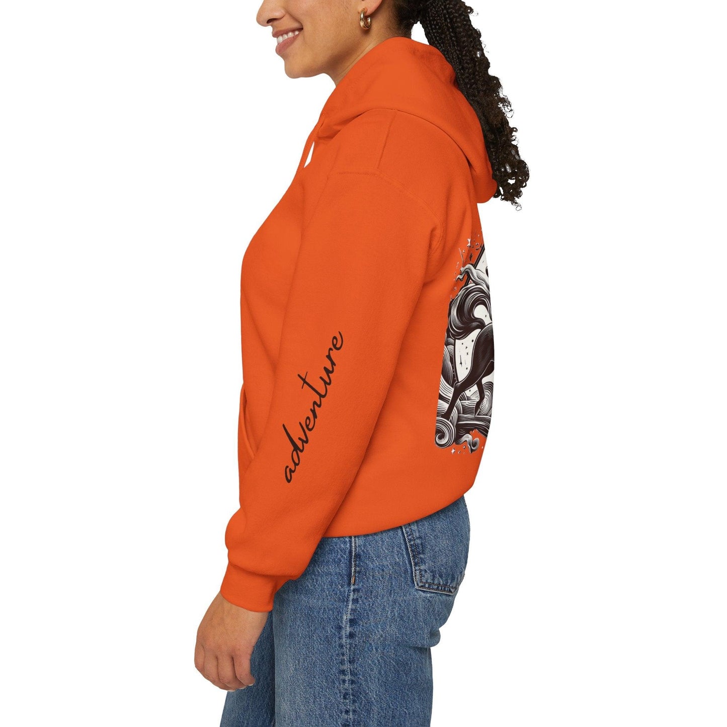 Unisex Hooded Sweatshirt - Sagittarius Sign - Pardalês_Free Lifestyle