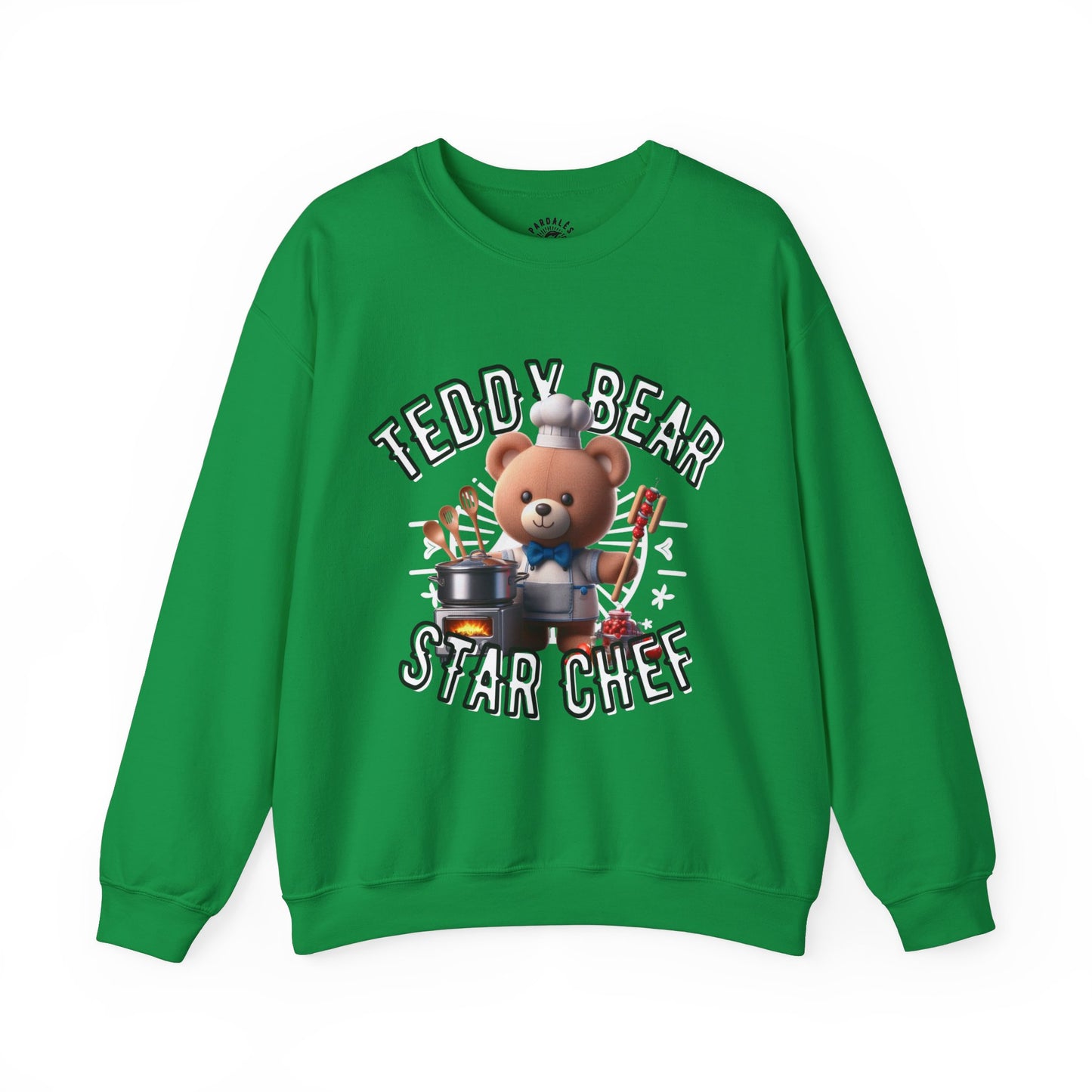 Unisex Sweatshirt - Teddy Star Chef - Pardalês_Free Lifestyle