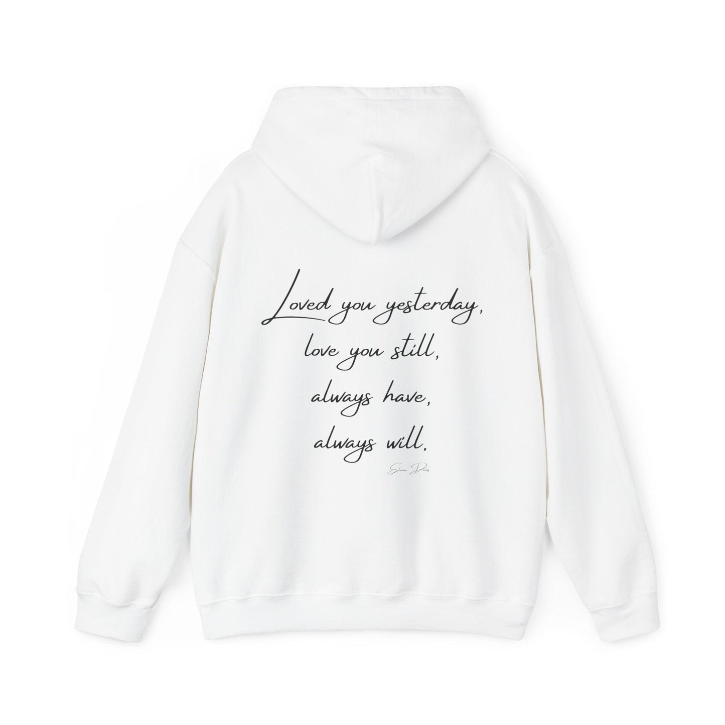 Unisex Hooded Sweatshirt - Valentine's Day - Always - Pardalês_Free Lifestyle