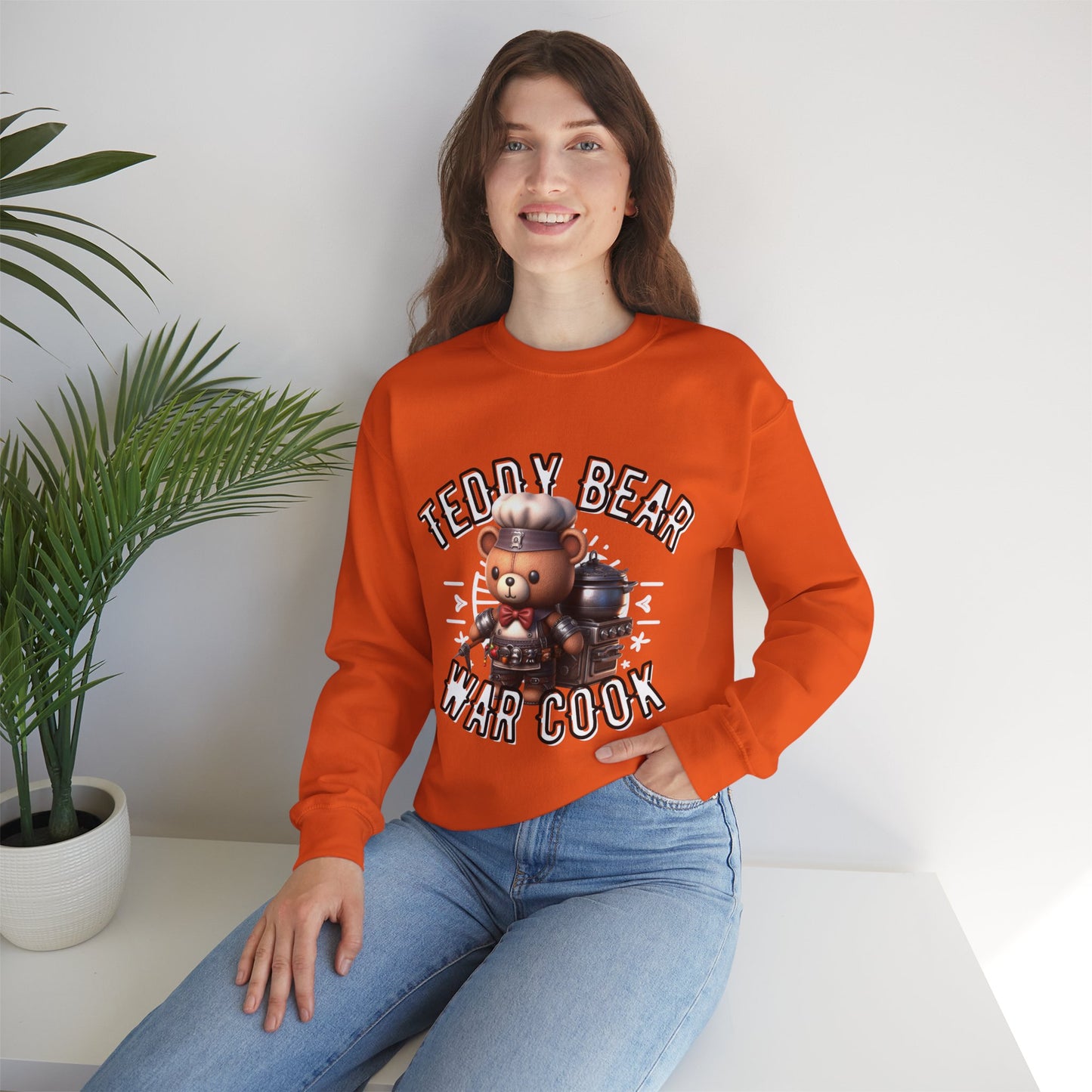 Unisex Sweatshirt - Teddy War Cook - Pardalês_Free Lifestyle