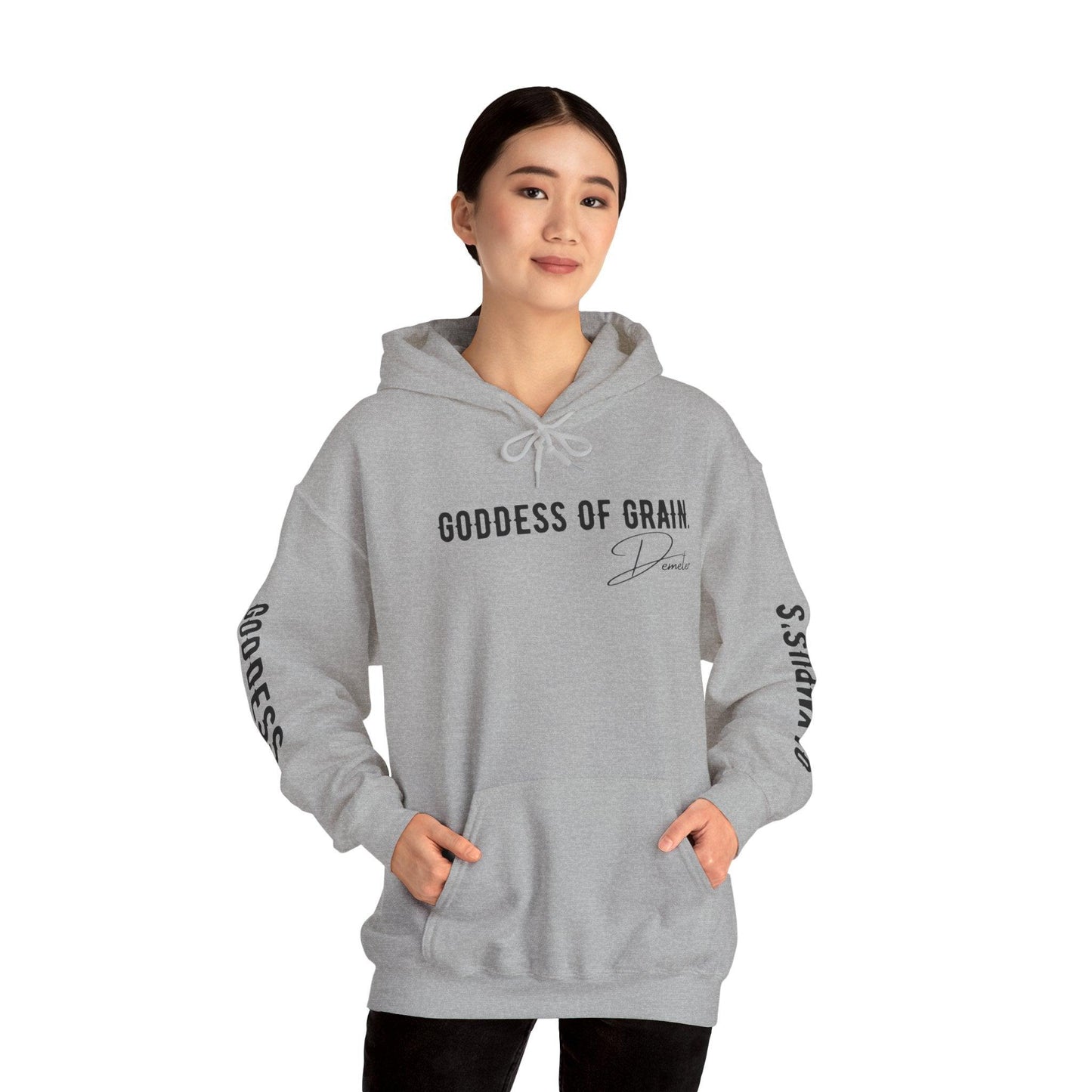 Unisex Hooded Sweatshirt - Olympus's Goddess Demeter - Pardalês_Free Lifestyle