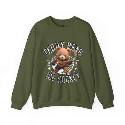 Unisex Sweatshirt - Teddy Ice Hockey - Pardalês_Free Lifestyle