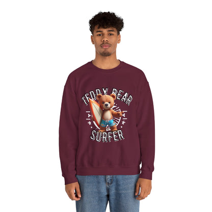 Unisex Sweatshirt - Teddy Surfer - Pardalês_Free Lifestyle