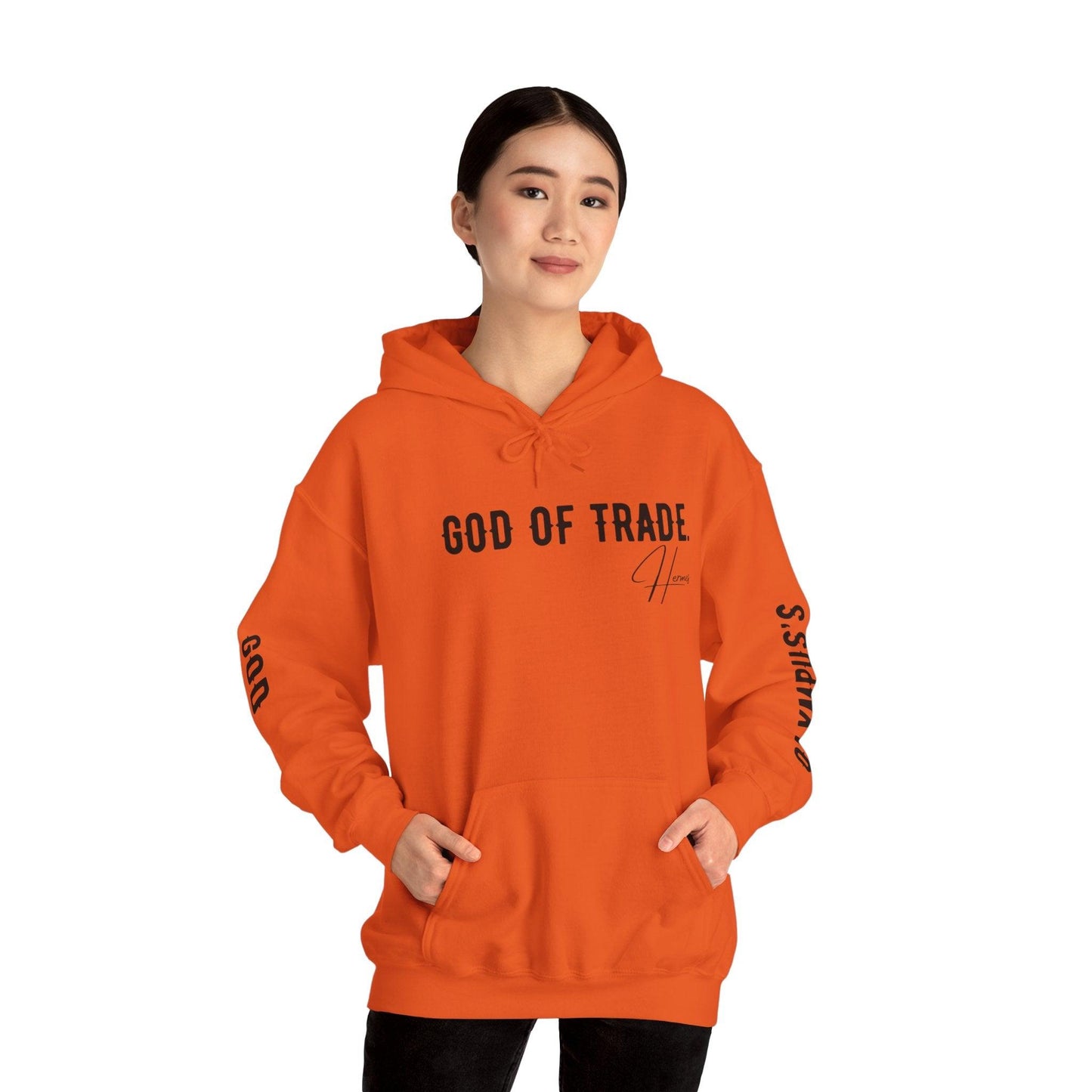 Unisex Hooded Sweatshirt - Olympus's God Hermes - Pardalês_Free Lifestyle