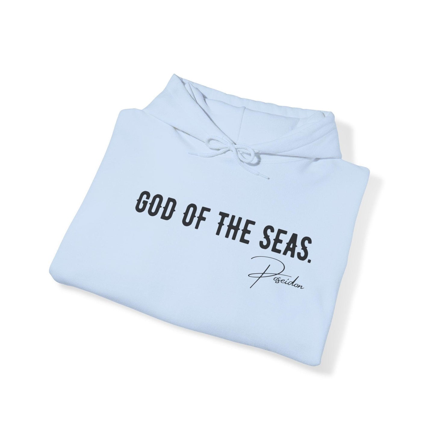 Unisex Hooded Sweatshirt - Olympus's God Poseidon - Pardalês_Free Lifestyle