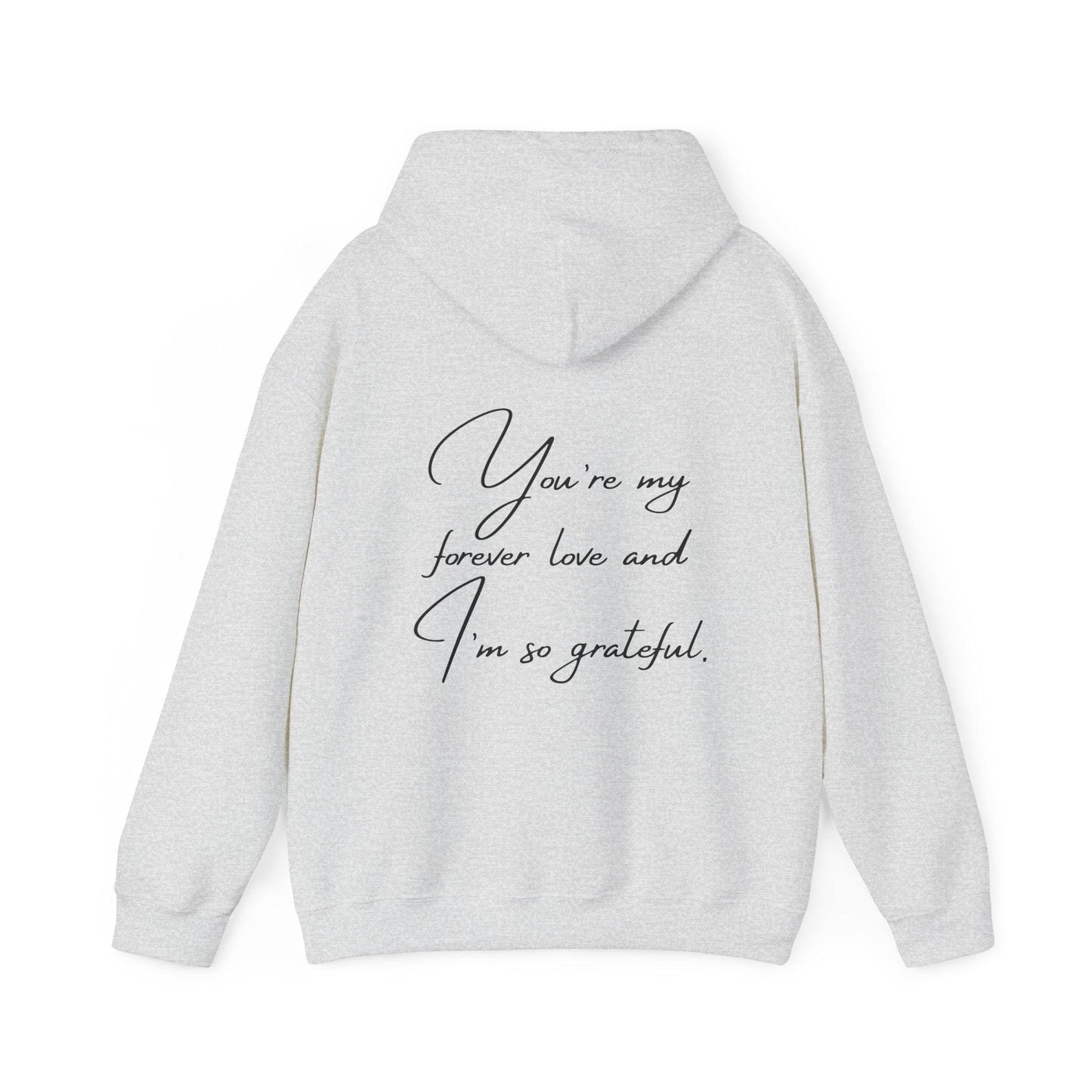 Unisex Hooded Sweatshirt - Valentine's Day - Forever - Pardalês_Free Lifestyle