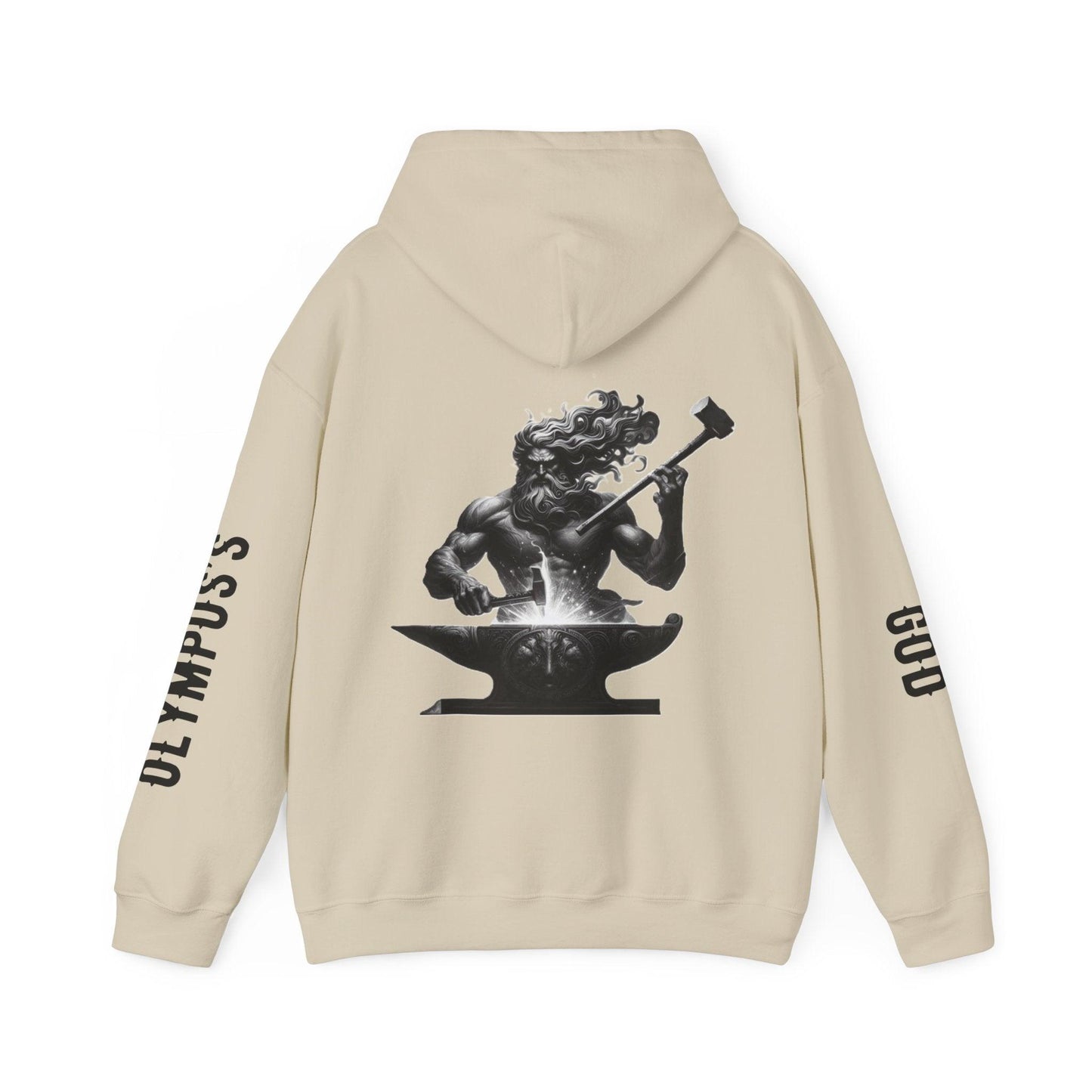 Unisex Hooded Sweatshirt - Olympus's God Hephaestus - Pardalês_Free Lifestyle