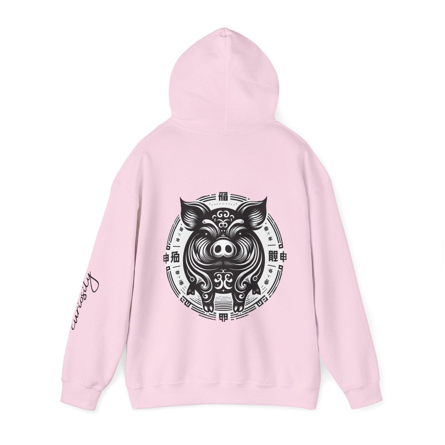 Unisex Hooded Sweatshirt - Chinese Zodiac Pig - Pardalês_Free Lifestyle