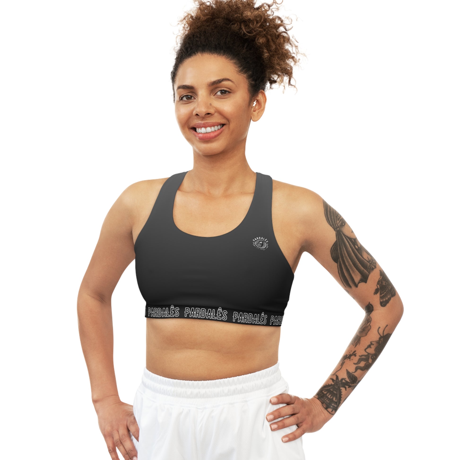 Sports Bra - Black Gradient Printify