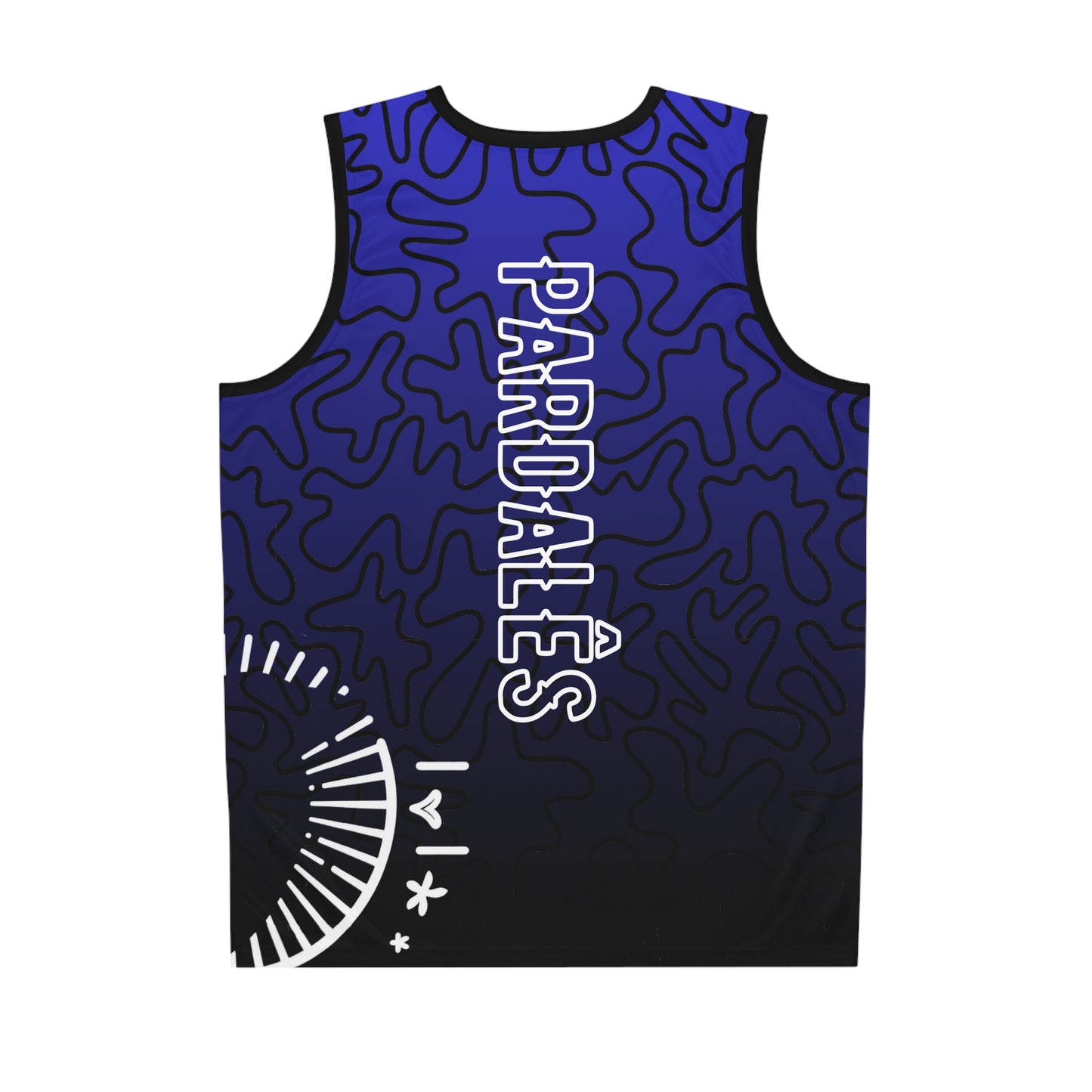 Basketball Shirt - Blue Gradient