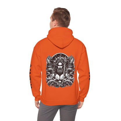 Unisex Hooded Sweatshirt - Olympus's God Poseidon - Pardalês_Free Lifestyle