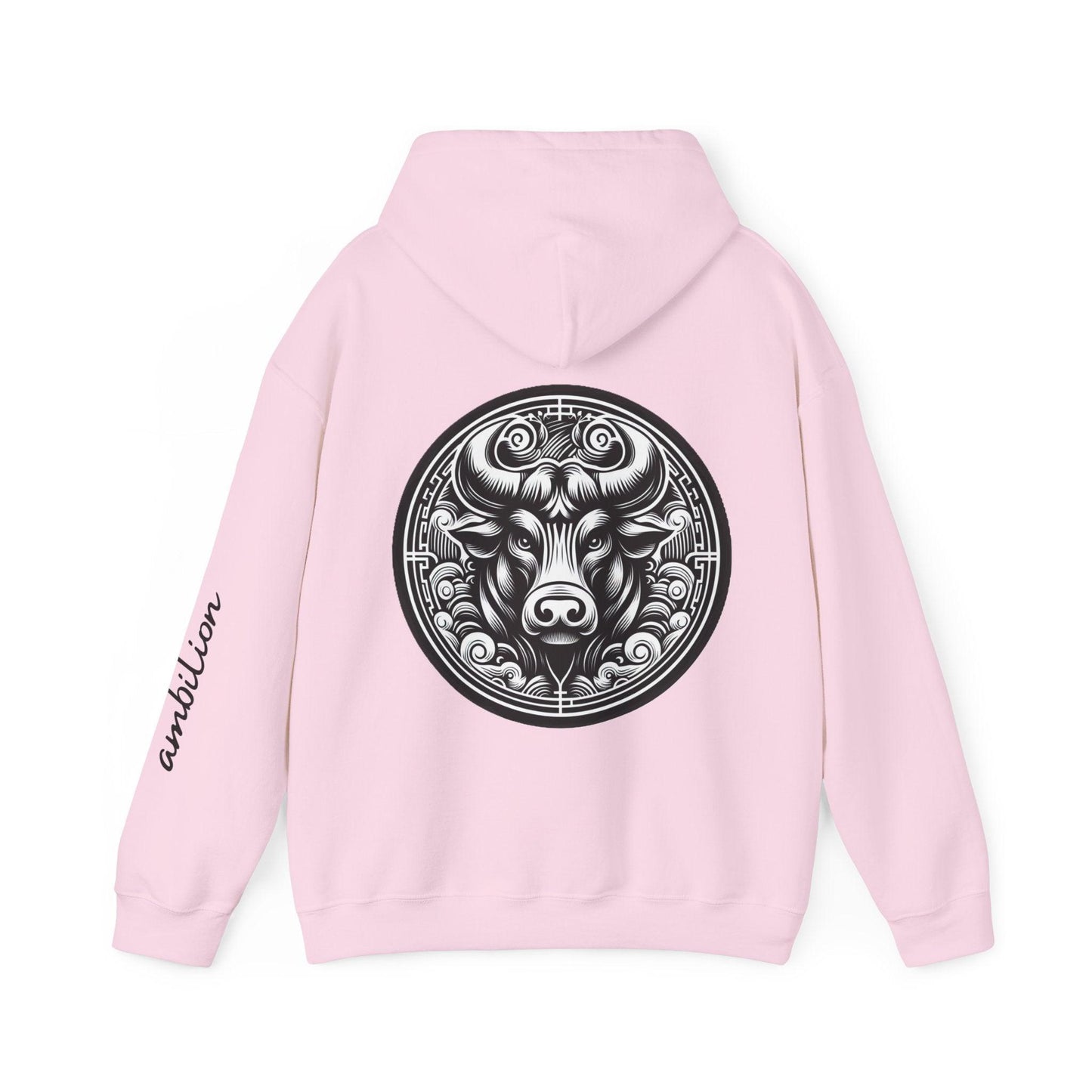 Unisex Hooded Sweatshirt - Chinese Zodiac Bull - Pardalês_Free Lifestyle