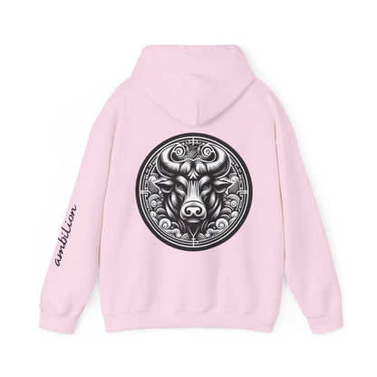 Unisex Hooded Sweatshirt - Chinese Zodiac Bull - Pardalês_Free Lifestyle