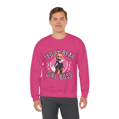 Unisex Sweatshirt - Teddy Girl Boss - Pardalês_Free Lifestyle