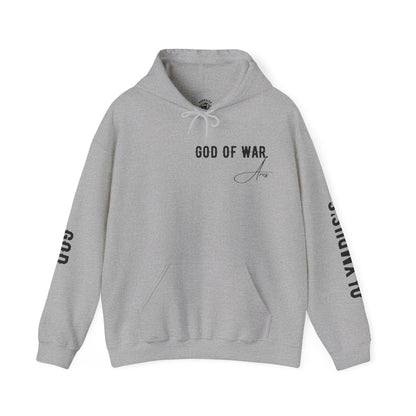 Unisex Hooded Sweatshirt - Olympus's God Ares - Pardalês_Free Lifestyle