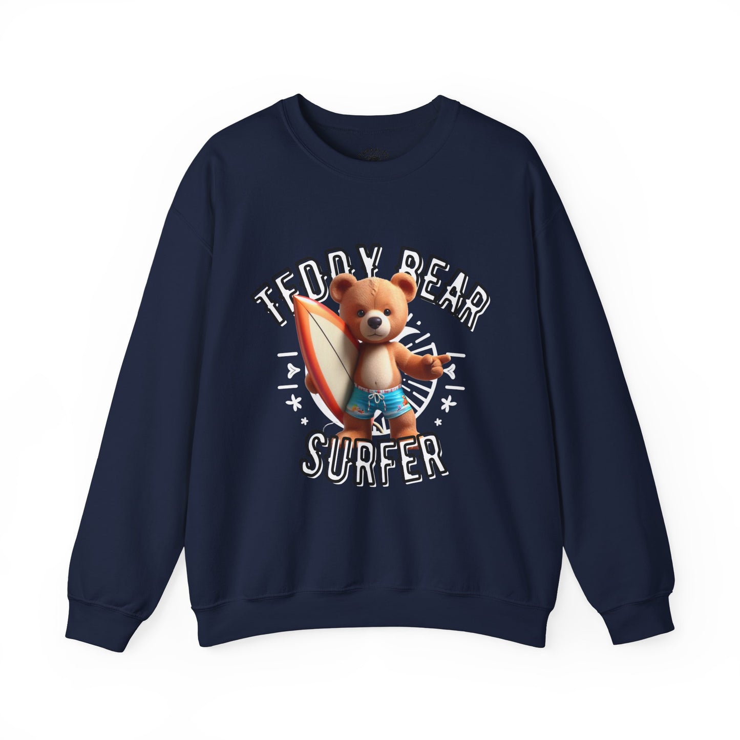 Unisex Sweatshirt - Teddy Surfer - Pardalês_Free Lifestyle