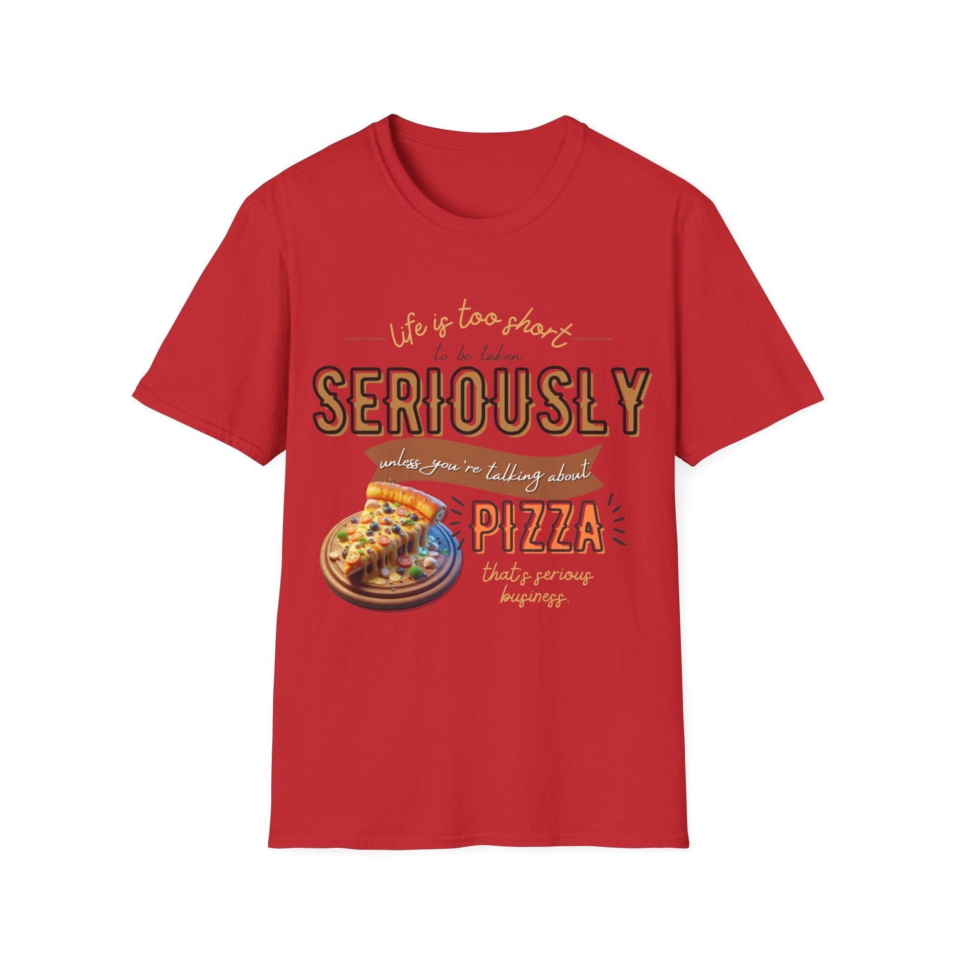 My Way to PIZZA - Softstyle T-Shirt - Pardalês_Free Lifestyle