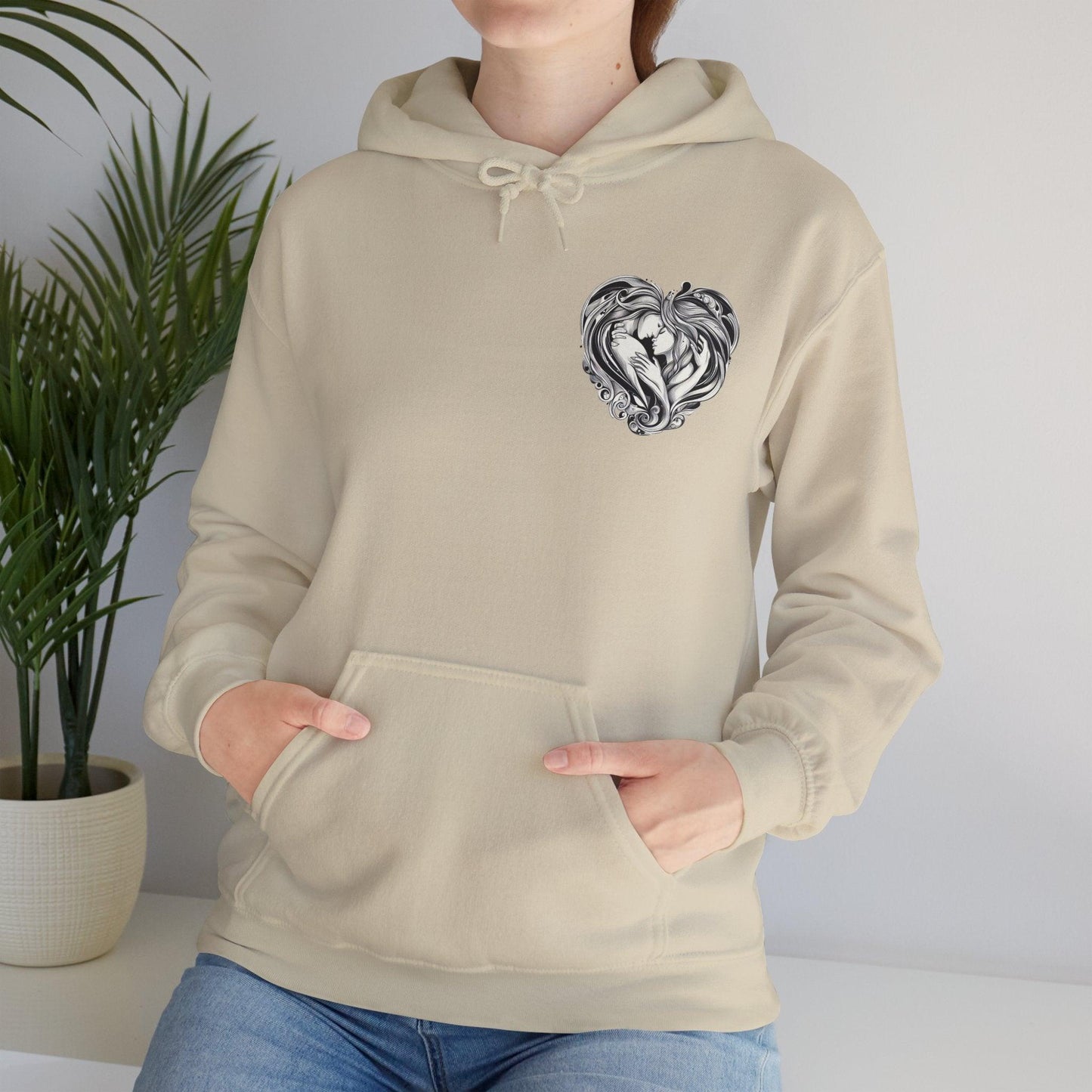 Unisex Hooded Sweatshirt - Valentine's Day - Favourite - Couple Shirt 1/2 - Pardalês_Free Lifestyle