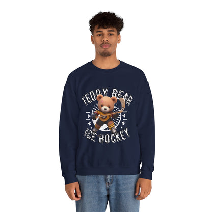 Unisex Sweatshirt - Teddy Ice Hockey - Pardalês_Free Lifestyle