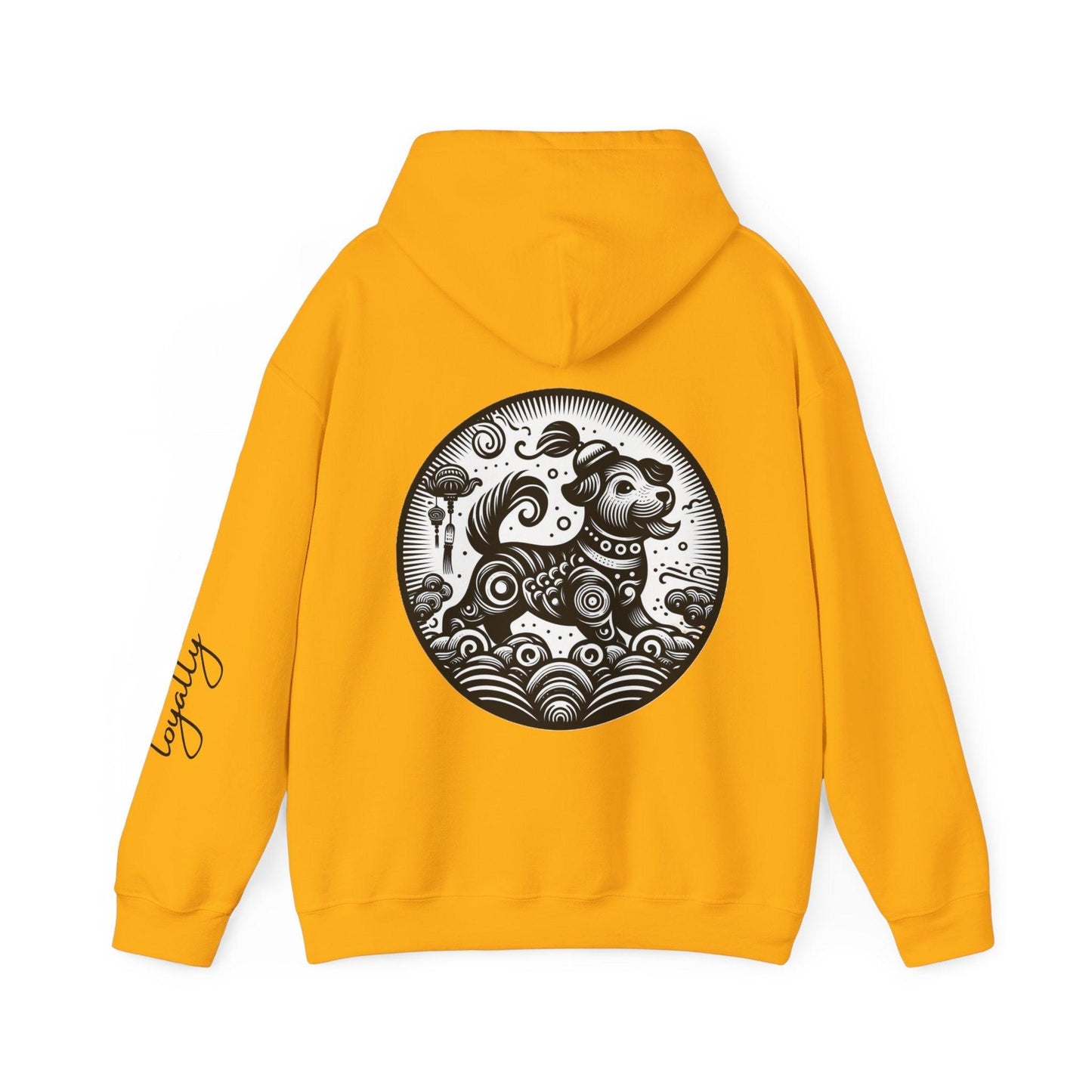 Unisex Hooded Sweatshirt - Chinese Zodiac Dog - Pardalês_Free Lifestyle