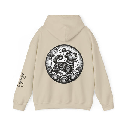 Unisex Hooded Sweatshirt - Chinese Zodiac Dog - Pardalês_Free Lifestyle