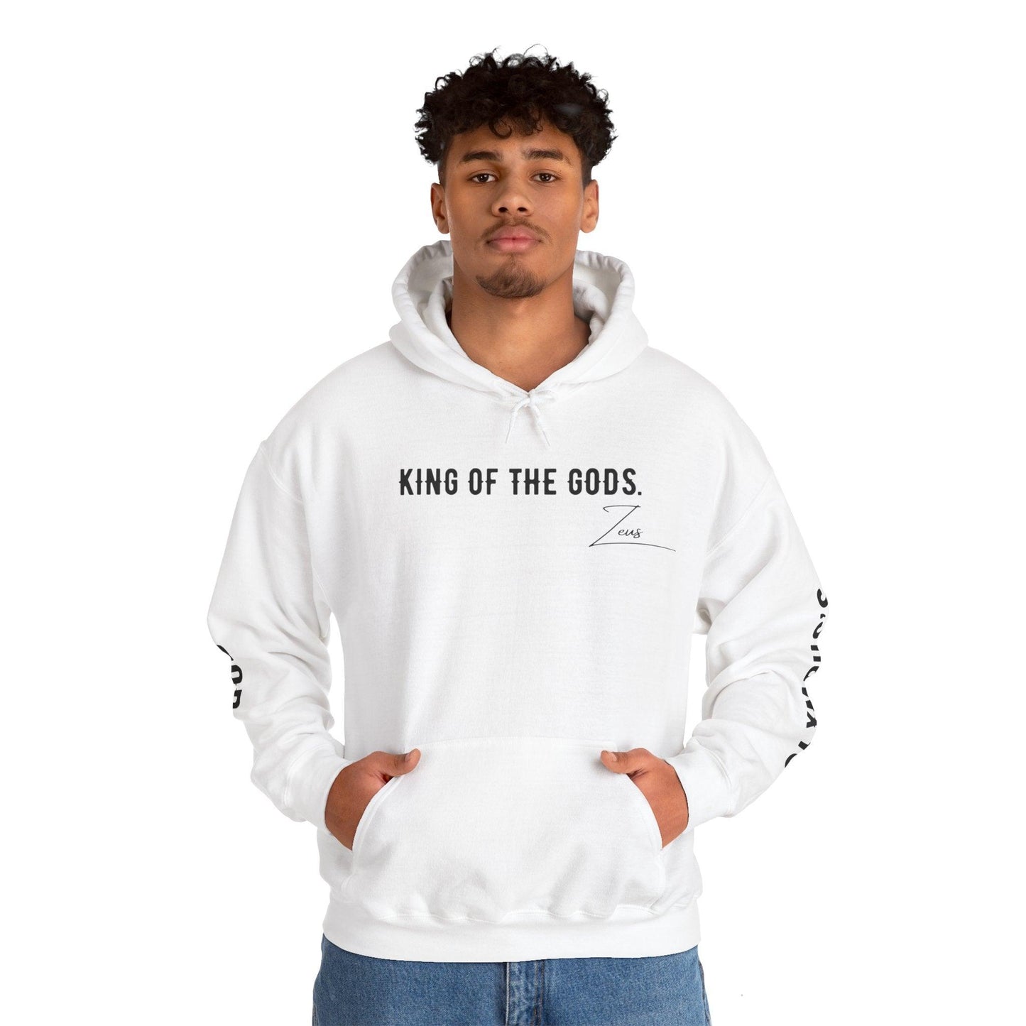 Unisex Hooded Sweatshirt - Olympus's God Zeus - Pardalês_Free Lifestyle