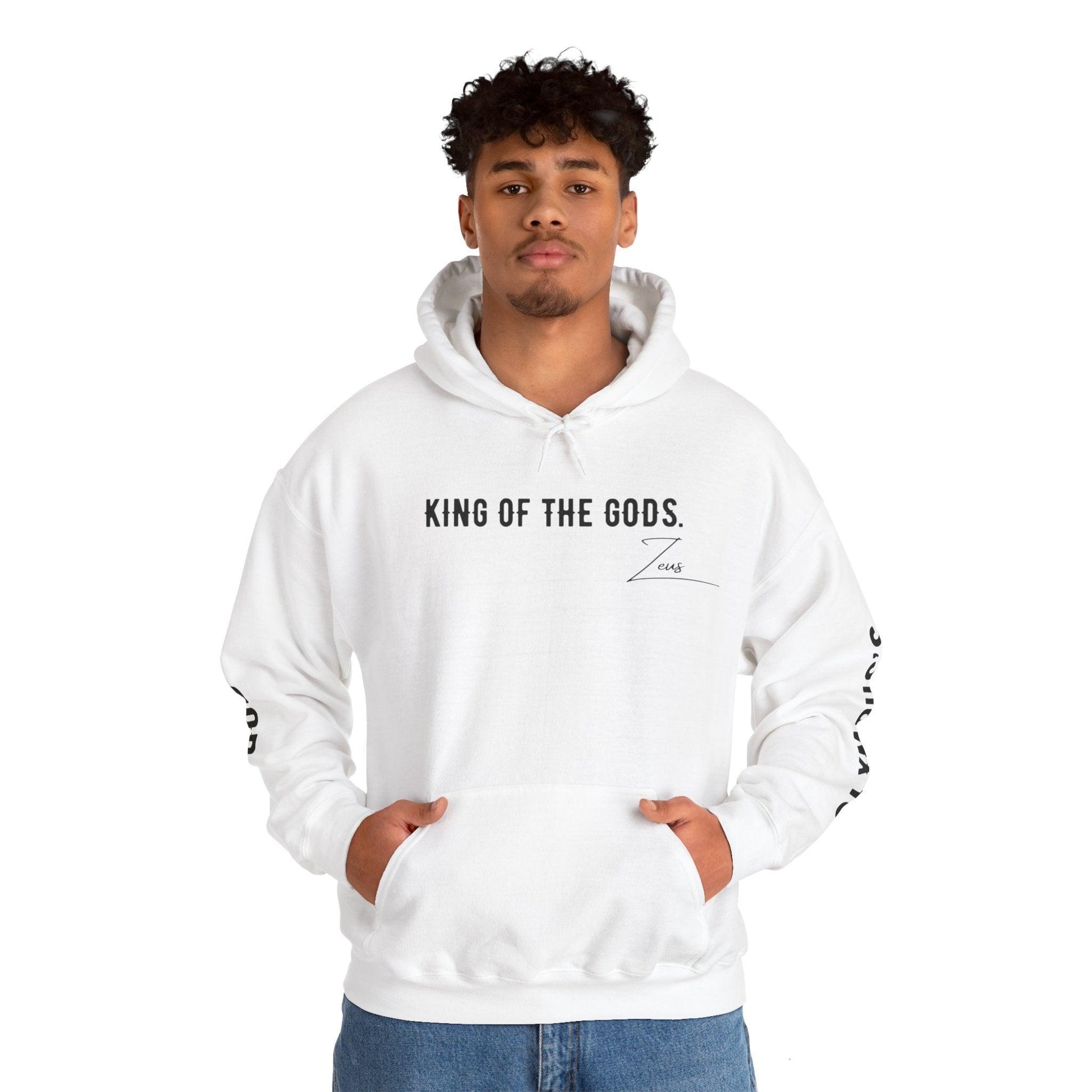 Unisex Hooded Sweatshirt - Olympus's God Zeus - Pardalês_Free Lifestyle