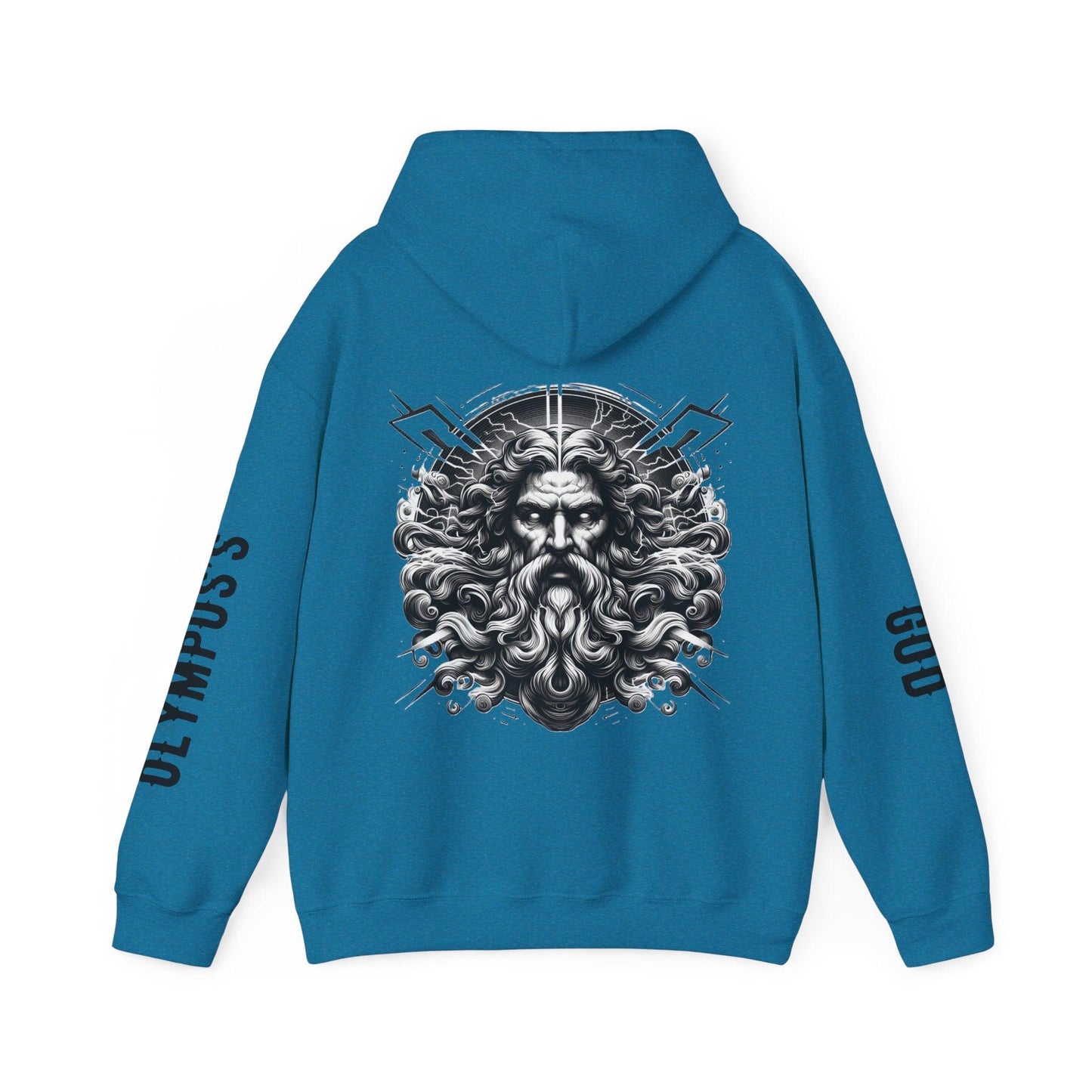 Unisex Hooded Sweatshirt - Olympus's God Zeus - Pardalês_Free Lifestyle