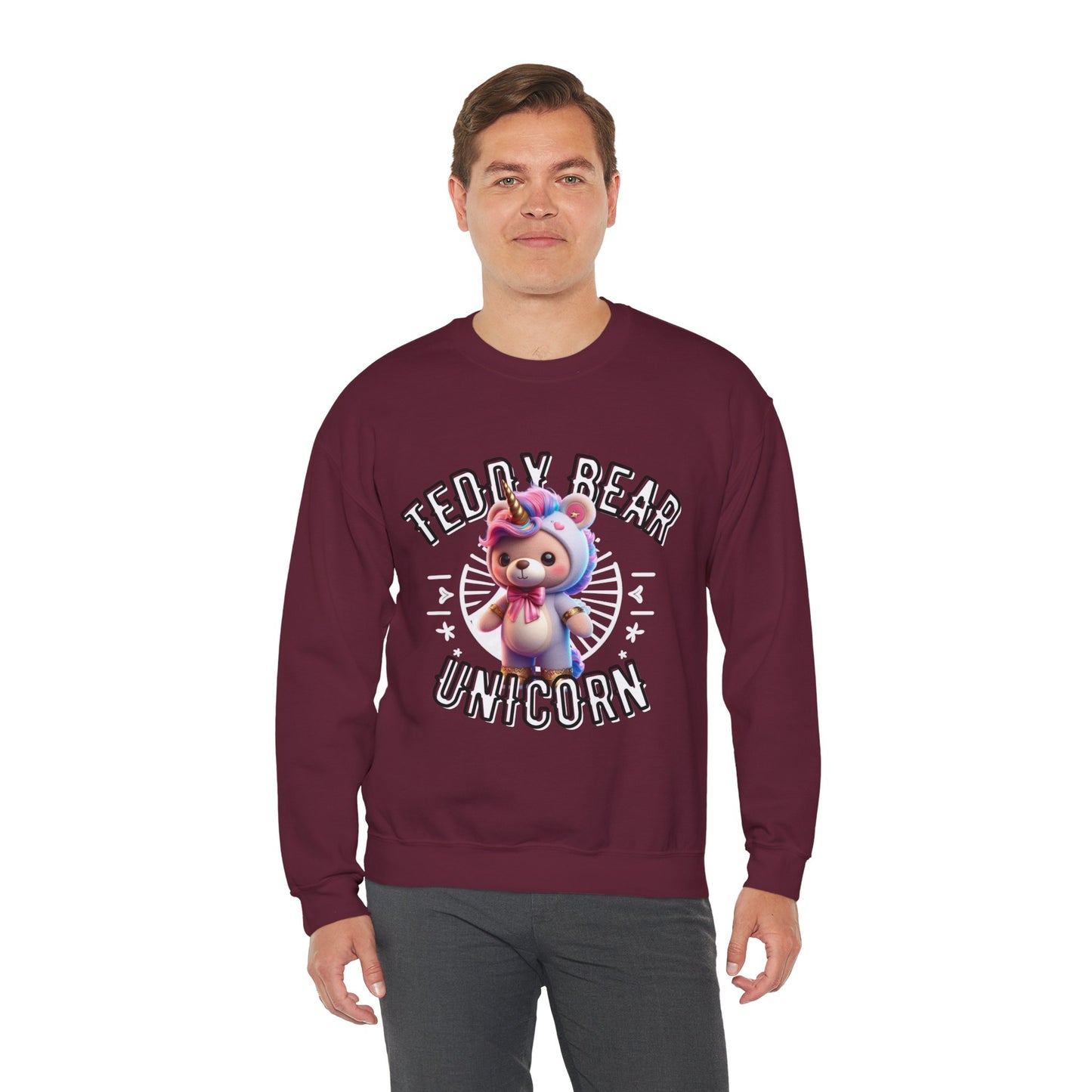 Unisex Sweatshirt - Teddy Unicorn - Pardalês_Free Lifestyle