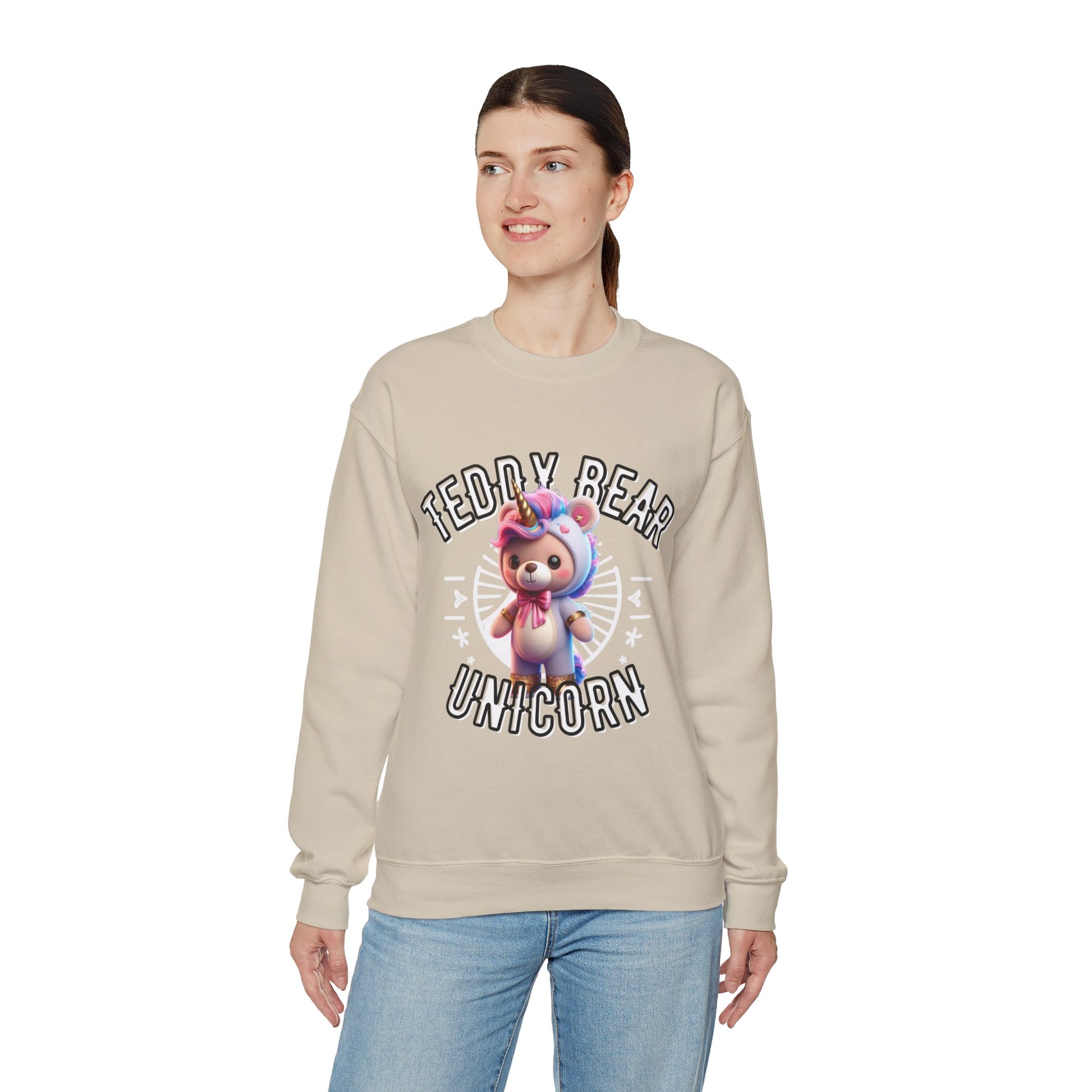 Unisex Sweatshirt - Teddy Unicorn - Pardalês_Free Lifestyle