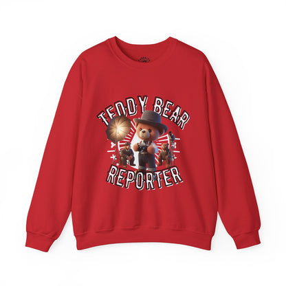 Unisex Sweatshirt - Teddy Reporter - Pardalês_Free Lifestyle