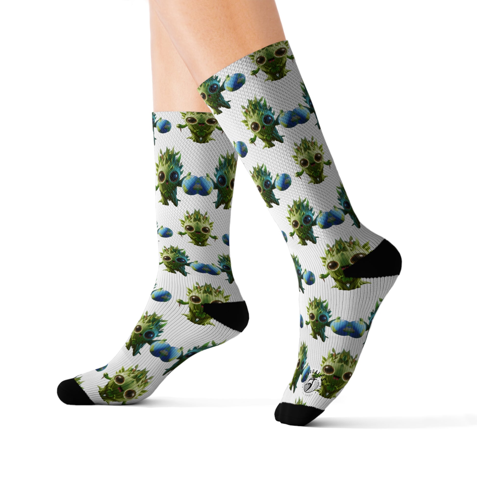 Elemental Socks - Leafion Earth - Pardalês_Free Lifestyle