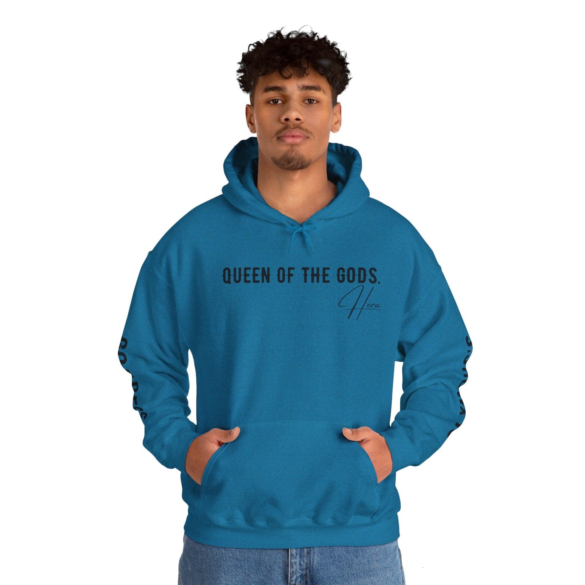 Unisex Hooded Sweatshirt - Olympus's Goddess Hera - Pardalês_Free Lifestyle