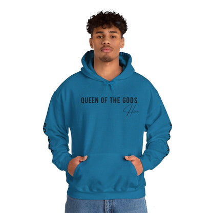 Unisex Hooded Sweatshirt - Olympus's Goddess Hera - Pardalês_Free Lifestyle