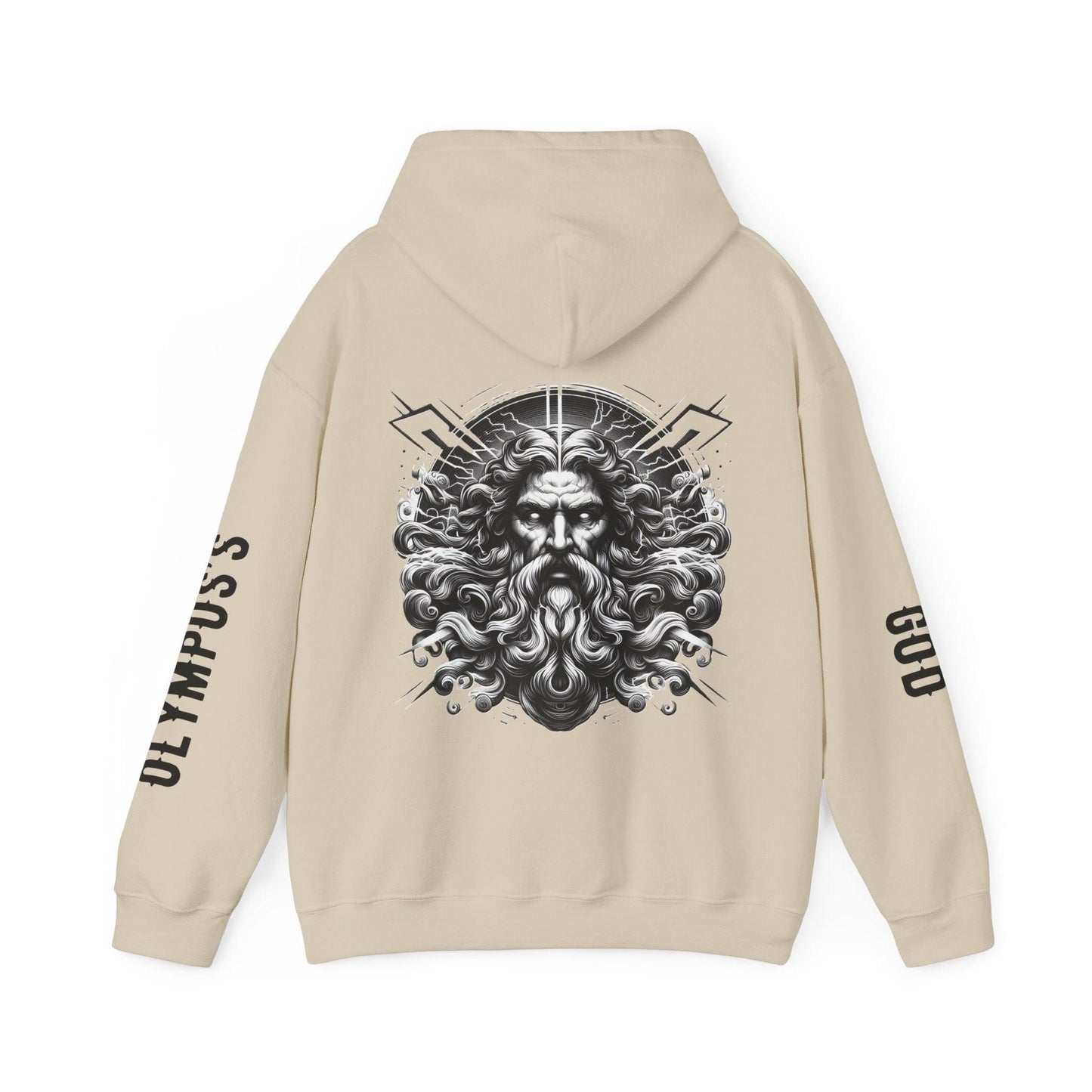 Unisex Hooded Sweatshirt - Olympus's God Zeus - Pardalês_Free Lifestyle