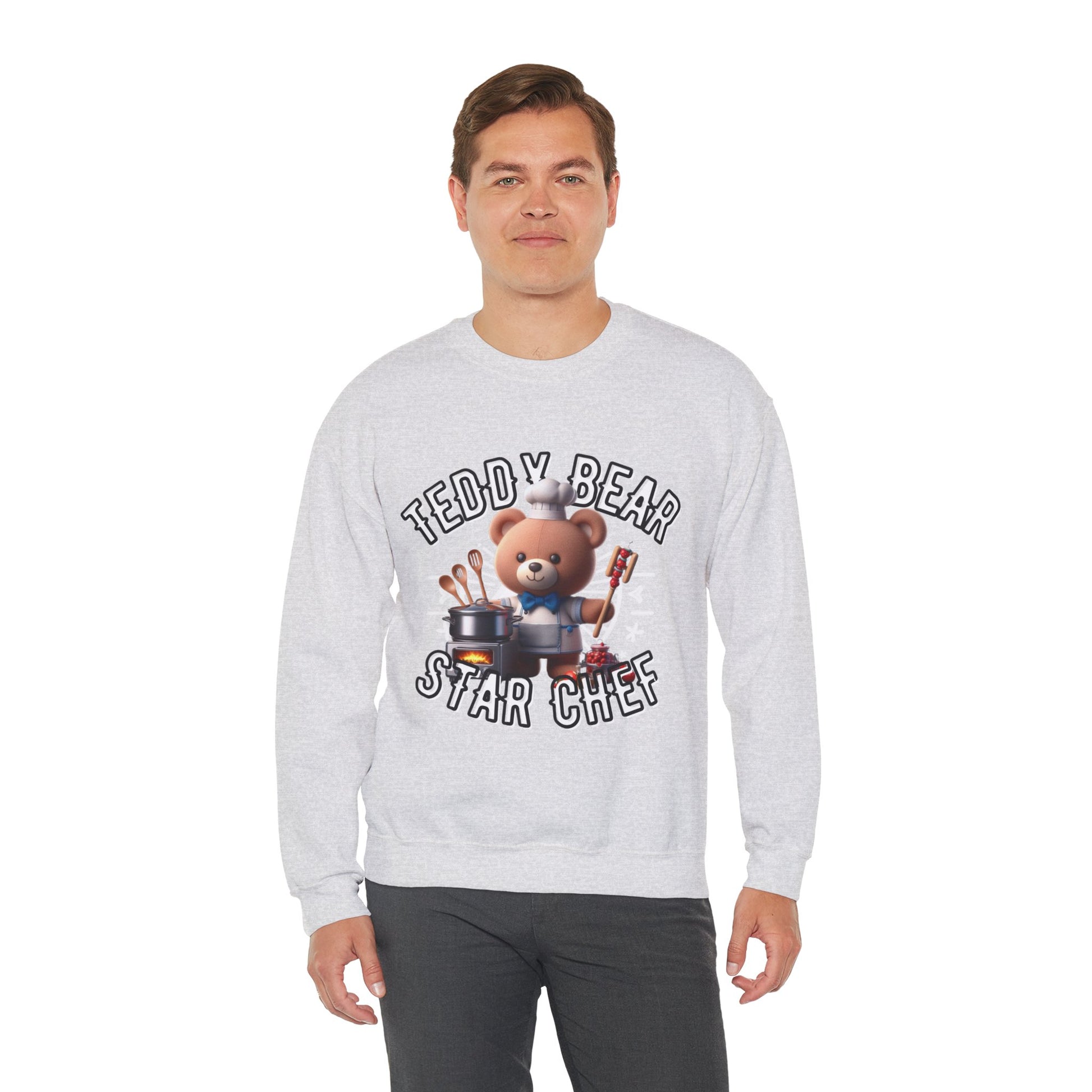 Unisex Sweatshirt - Teddy Star Chef - Pardalês_Free Lifestyle