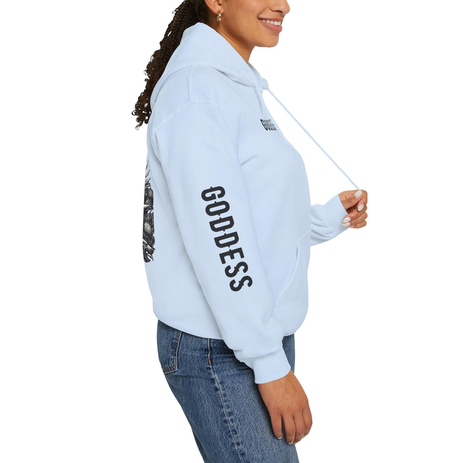 Unisex Hooded Sweatshirt - Olympus's Goddess Artemis - Pardalês_Free Lifestyle