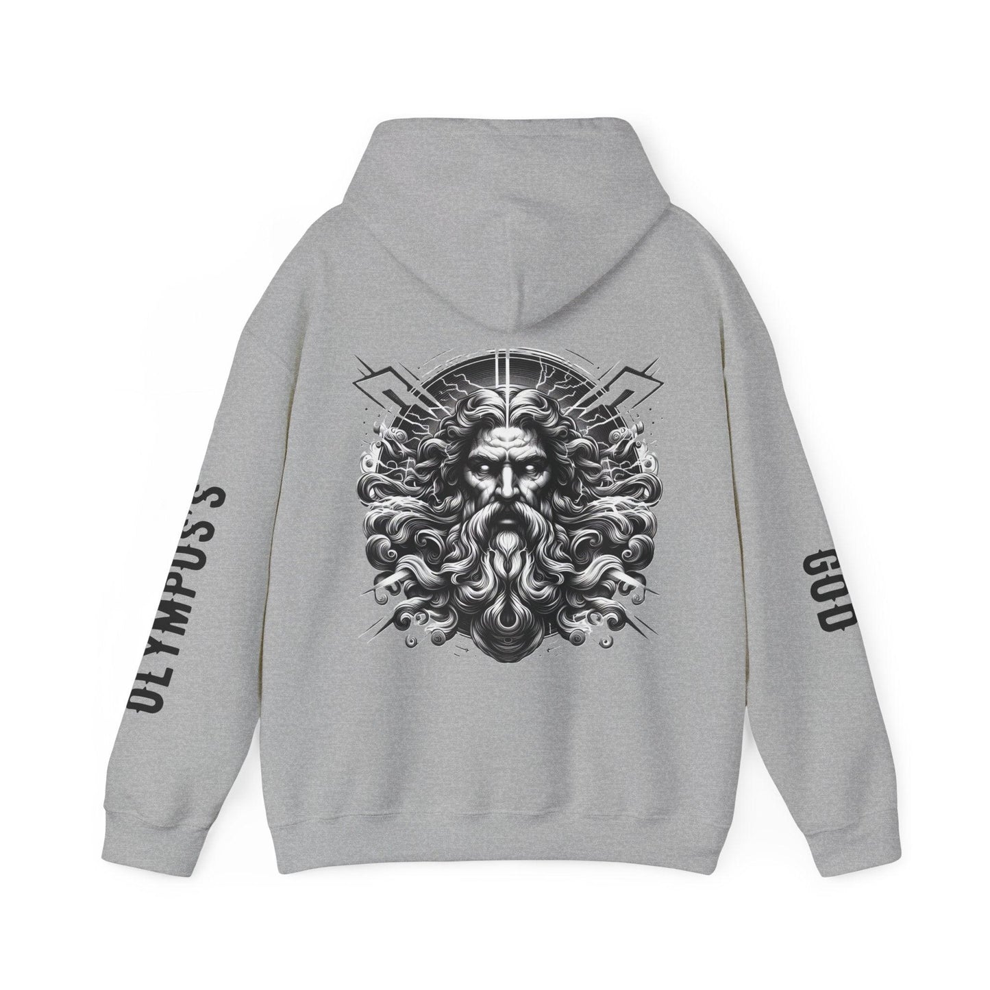 Unisex Hooded Sweatshirt - Olympus's God Zeus - Pardalês_Free Lifestyle