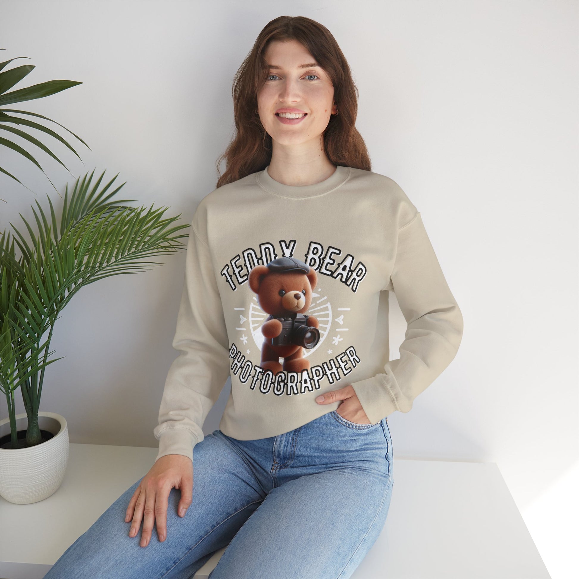 Unisex Sweatshirt - Teddy Photographer - Pardalês_Free Lifestyle