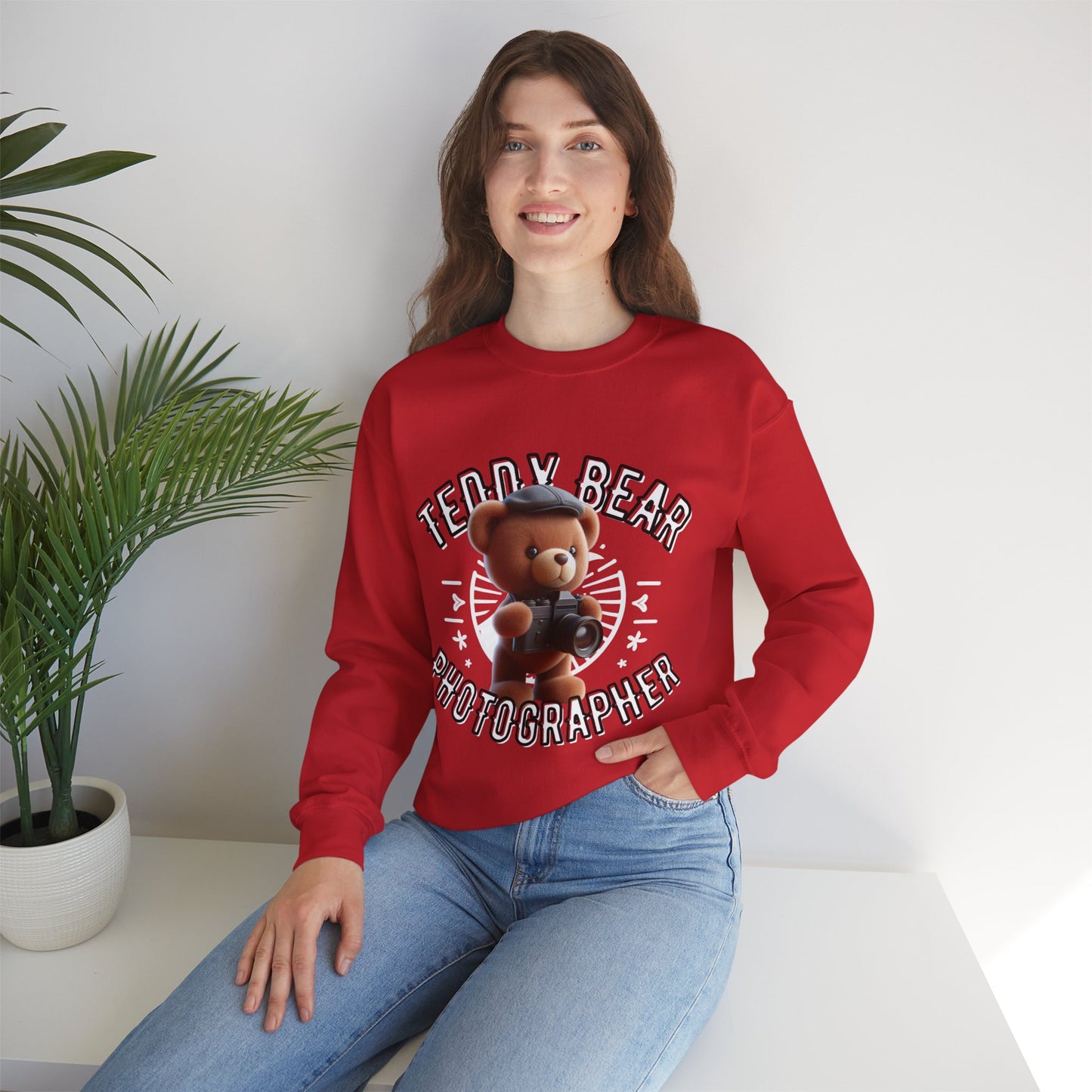 Unisex Sweatshirt - Teddy Photographer - Pardalês_Free Lifestyle