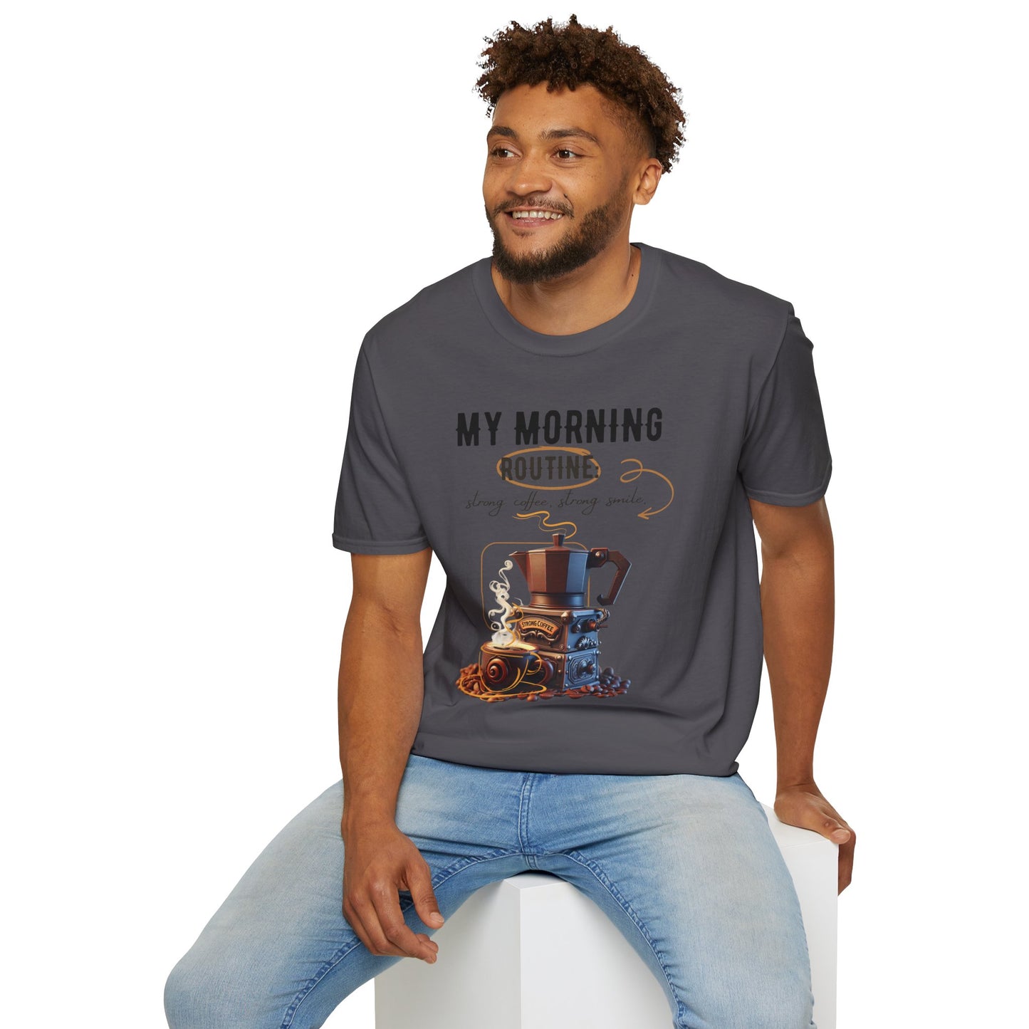 My Way to MORNING - Softstyle T-Shirt - Pardalês_Free Lifestyle