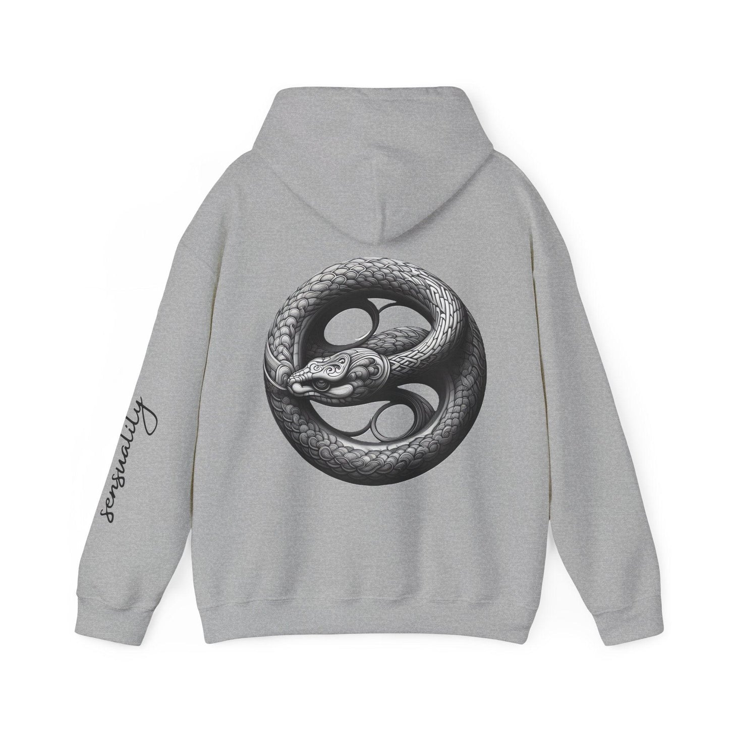 Unisex Hooded Sweatshirt - Chinese Zodiac Snake - Pardalês_Free Lifestyle