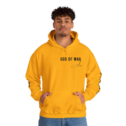 Unisex Hooded Sweatshirt - Olympus's God Ares - Pardalês_Free Lifestyle