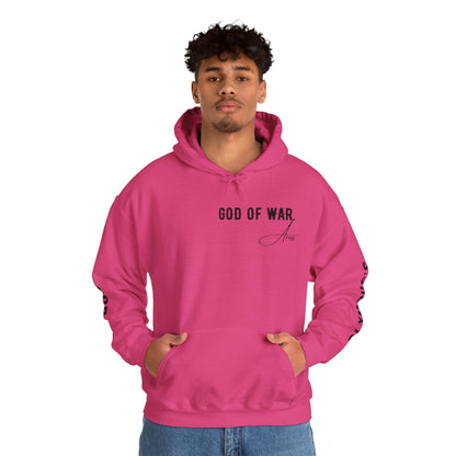 Unisex Hooded Sweatshirt - Olympus's God Ares - Pardalês_Free Lifestyle